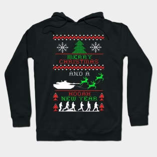 Army Ugly Christmas Model Hoodie